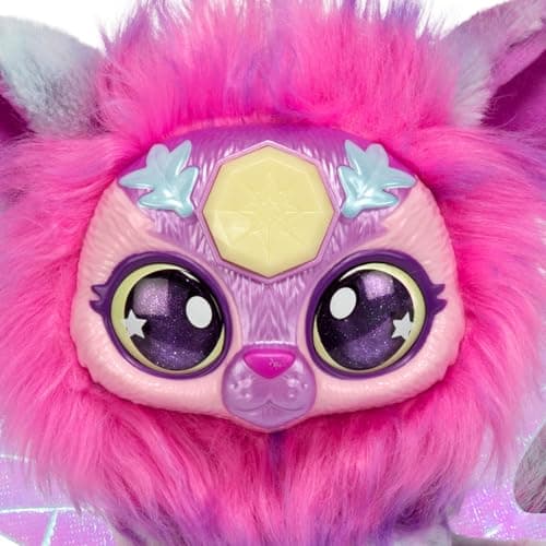Magic Mixies Chaudron Magie des éléments Nouveaux Yeux Scintillants ! Fais apparaître Une Peluche Mixie au Milieu des Bulles du Chaudron et découvre 2 gemmes Surprises Magiques et solaires !