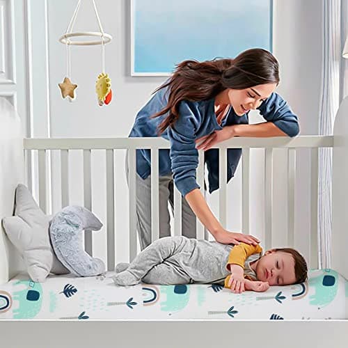 Lilly B. Lot de 2 imperméables Matelas Bebe 70x140 draps en Coton Biologique GOTS 2en1, utilisés à la Place du protège-Matelas imperméables compatibles avec Next2me et Tous Les Lits de Chevet.