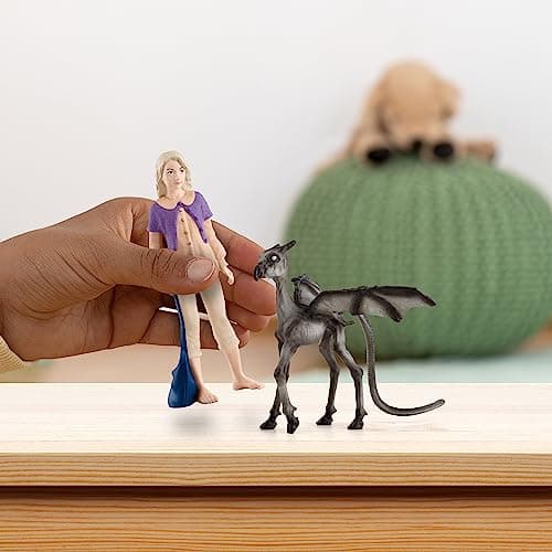 schleich 42636 Luna et Bébé Sombral, dès 6 ans, WIZARDING WORLD - figurine, 12 x 2 x 10 cm