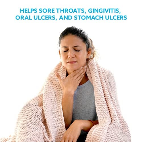 Solution Azulenal pour Aphtes, Ulcères D'estomac, Gingivite Et Ulcères Peptiques | Traite Les Problèmes De Digestion et Les Infections De La Gorge | Puissant Anti-Inflammatoire Avec Guaiazulene