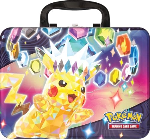 JCC Pokémon : Coffre de Collection (3 Cartes Promo Brillantes, 6 boosters et Plus)