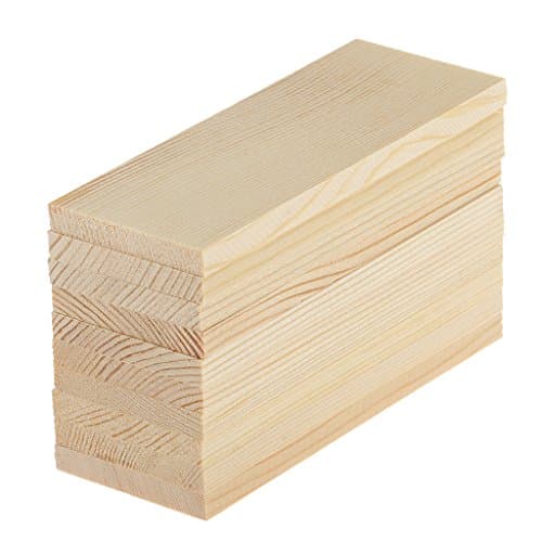 MagiDeal 10x Planhes De Bois Morceau Brun Accessoire Décoration Fête Loisirs Créatifs Pièce DIY Haute Qualité - 10cm