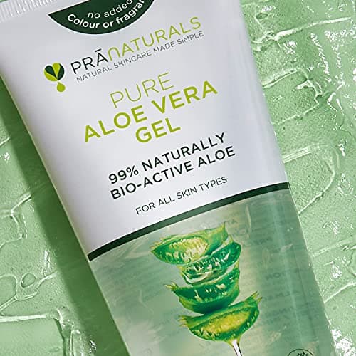 Gel à L’Aloe Vera PraNaturals 200ml Apaisant naturel et hydratant nourrissant (Paquet de 1)