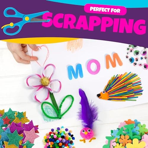 Blue Squid Kit Activés Manuelles Artistiques pour Enfants - Maxi Trousse Luxe 2000 Pcs Décoration Bricolage Créatif Vacances, Cadeau Garçon et Fille ge 4-12 ans, Guide Accès Vidéos en Ligne