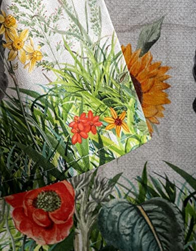 Maison d' Hermine Basse Cour Lot de 4 Serviettes Douces et douillettes 100% Coton Parfait pour Les dîners de Famille, Les Mariages, Les Cocktails, la Cuisine, Le Printemps/été (45cm x 45cm)