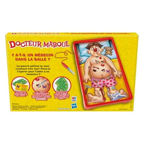 Habro Gaming Docteur Maboul, Jeu de Société Électronique Cartes et Bobos Rigolos, Activité pour Enfants dès 6 Ans, Amusants pour Filles et Garçons, Cadeau de Noël pour la Famille