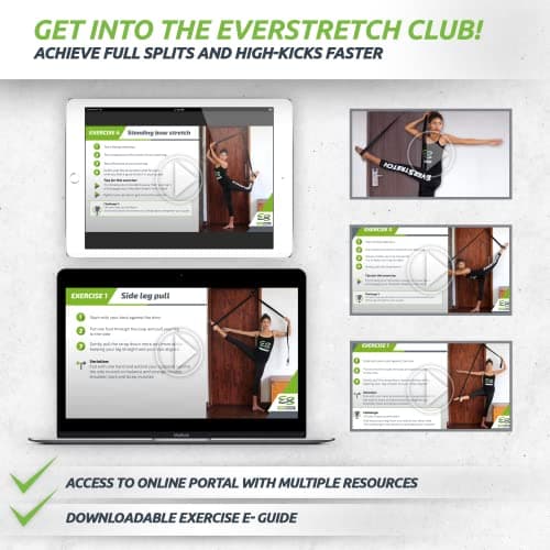 EverStretch Civière de Jambe Soyez Plus Flexible avec Notre Door Flexibility Trainer Lite. Appareil d'entraînement Sangle d'étirement Lite Premium pour Le Ballet, la Danse, Le MMA
