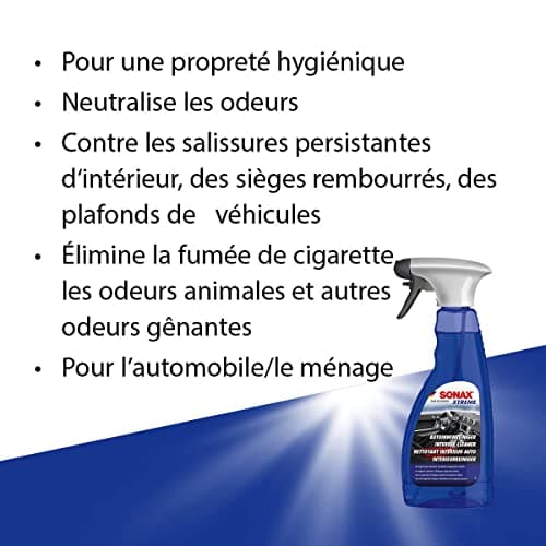 SONAX XTREME Nettoyant intérieur auto (500 ml) pour la propreté et l'hygiène de l'habitacle de la voiture et de la maison | Réf: 02212410-810