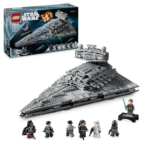 LEGO Star Wars Le Destroyer Stellaire de Classe Impérial - Vaisseau à Construire pour Enfant dès 10 Ans, Personnages Dark Vador et Cal Kestis - Idée Cadeau pour Garçons et Filles 75394