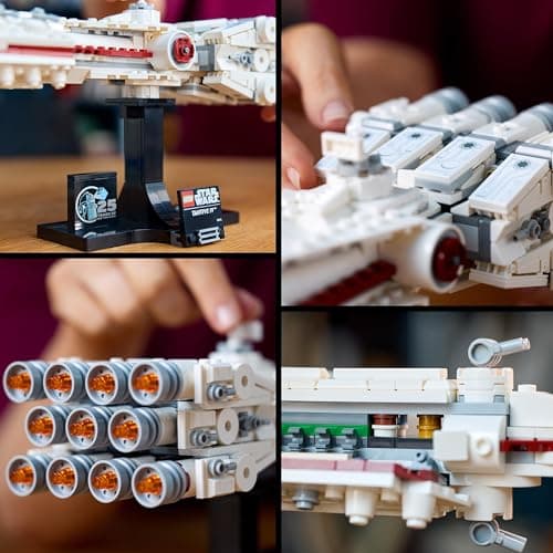 LEGO Star Wars Tantive IV, Vaisseau Spatial à Collectionner, Set de Construction Créatif pour Adultes, Véhicule Mythique, Idée Cadeau d’Anniversaire pour Fans de la Saga 75376