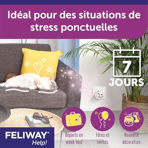 FELIWAY Help! - Anti-Stress pour Chat - kit Complet 7 Jours