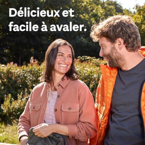 Doppelherz Magnésium + Calcium + D3 Direct – Micro-granulés associant – Le magnésium soutient une fonction musculaire normale – 20 sachets
