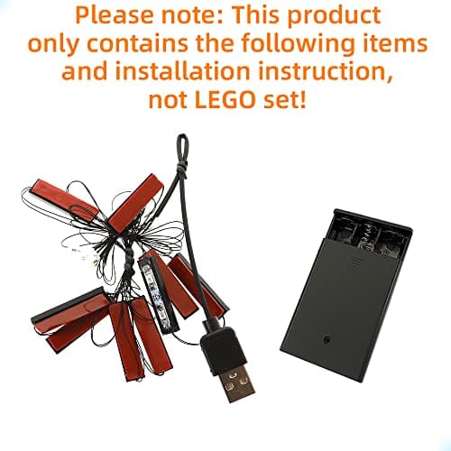 GEAMENT Jeu De Lumières Compatible avec Lego Peugeot 9X8 24H Le Mans Hybrid Hypercar - Kit D'éclairage LED pour Technic 42156 (Modèle de Bloc Non Inclus)
