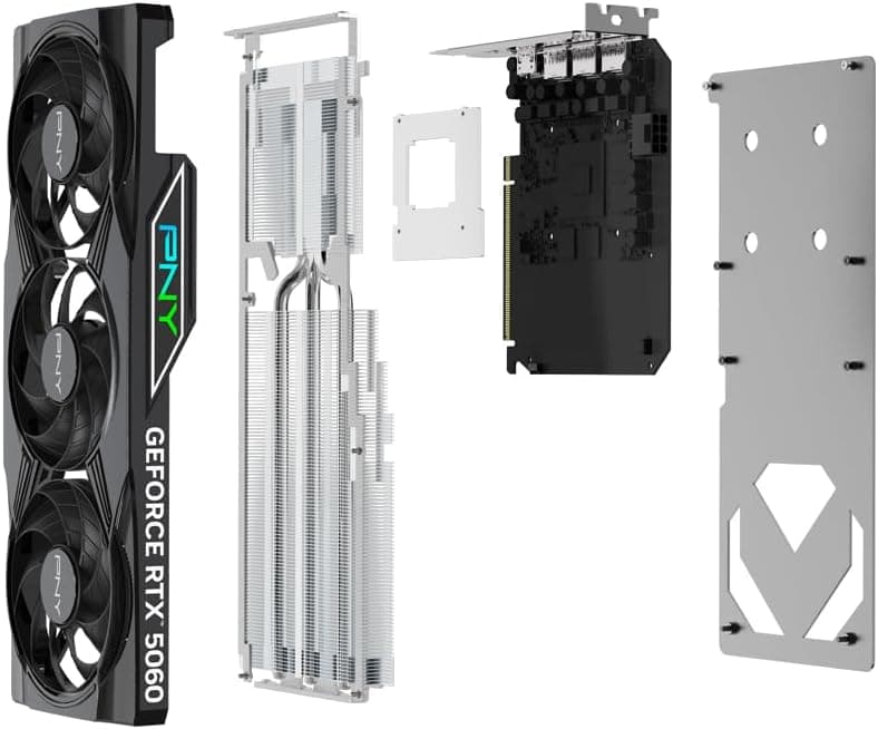 PNY Carte Graphique GeForce RTXTM 5060 8Go ARGB OC Triple Fan DLSS 4