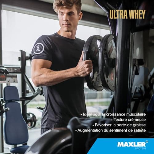 Maxler Ultra Whey Protein - Proteine Whey - Proteines musculation - Whey Isolate - Whey Protein Chocolat - 900g de proteine whey