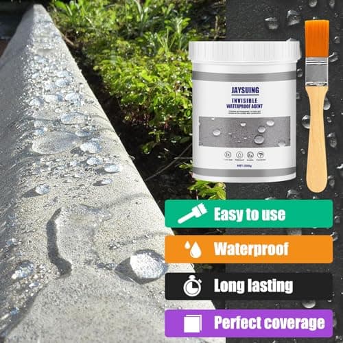 Agent Anti-Fuite Étanche 300g, Liquide Étanchéité Transparent, Waterproof Anti-Leakage Agent, Réparation des Murs, Pour Salle de Bain, Toilettes, Carrelage, Murs, Toit(C)