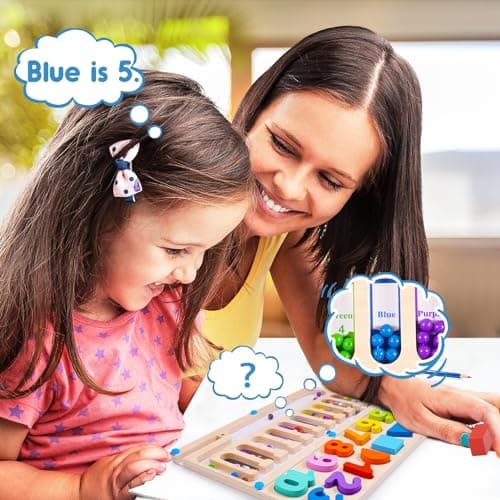 Wootoyz Jouet Enfant 2 3 4 5 Ans, Labyrinthe Magnétique Enfant Jeux Montessori 2-5 Ans Cadeau Garçon Fille 2-5 Ans Jouet Fille 2-5 Ans Jeux Cadeaux de Noël Anniversaire Montessori Jouet 2-5 Ans