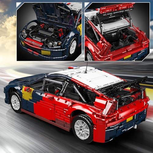 Mould King 13187 - Modèle de voiture de sport technique - 4606 pièces - Version statique - Voiture de course - Kit de construction de voiture comme jouet/cadeau/objets de collection