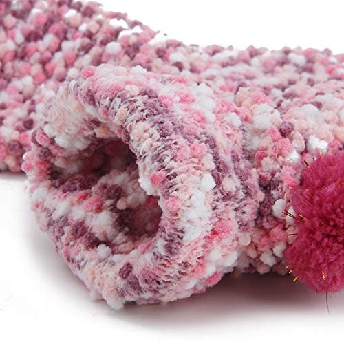 JARSEEN 2 Coffret Cadeau Noel Chaussettes Femme Super Confortables Chaud Douces Mignon Noël (2 Rose, EU 36-42)