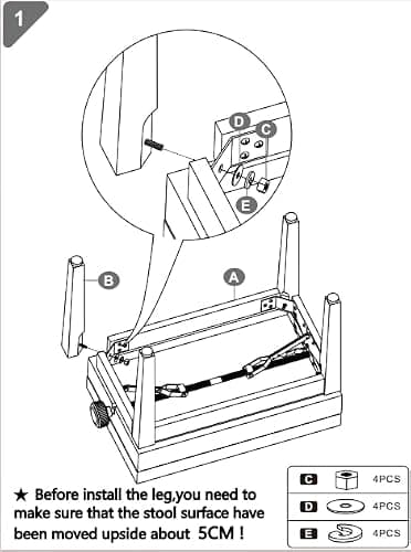 Jargrovs Banc de Piano,Banc Piano en Cuir PU épais à 10 Boutons, Tabouret Piano réglable en Hauteur à Pieds courbés en Bois Massif,Banquette Piano avec Compartiment de Rangement,Tabouret Piano Blanc
