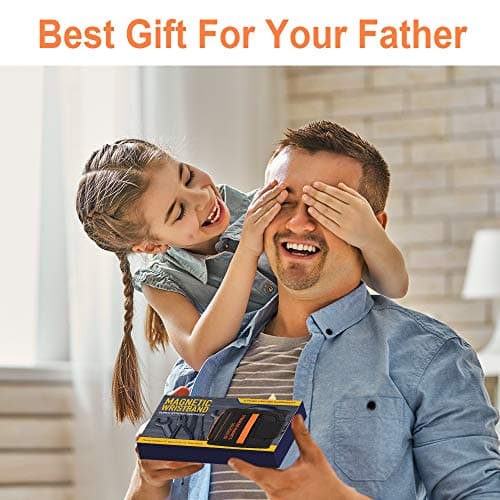 Cadeau Homme Original Bricolage Outillage - Idee Cadeau Homme Noel Gadget Insolite Utile Outil Multifonction, Cadeaux Papa Noel Bracelet Magnetique Homme, Cadeau Saint Valentin, Cadeau Fete des Peres