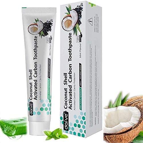 Vista Dentifrice Charbon 100% Naturel 1Pack Charbon Blanchiment Des Dents Sans Fluor Professionnel, Anti Tartre Dentifrice Bio