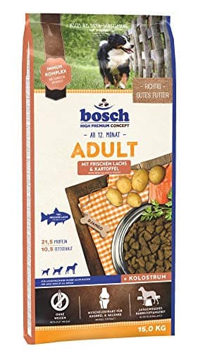 bosch HPC Adult au saumon frais et aux pommes de terre - Aliments secs pour chiens adultes de toutes races - 1 x 15 kg