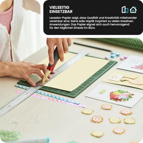 Netuno 100x papier ivoire 100g A4 210x297 mm Lessebo Smooth Ivory papier imprimable naturel papier décoratif pour baptême mariage bricolage mariage invitations brochures papier de bureau crème