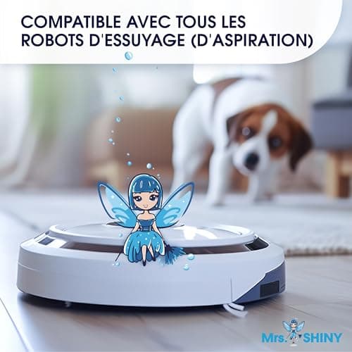 Mrs. SHINY - Détergent pour produit aspirateur laveur avec parfum de fraîcheur - produit nettoyant aspirateur laveur - nettoyant pour sol pour robot de nettoyage - pour tous les aspirateurs - 750 ml