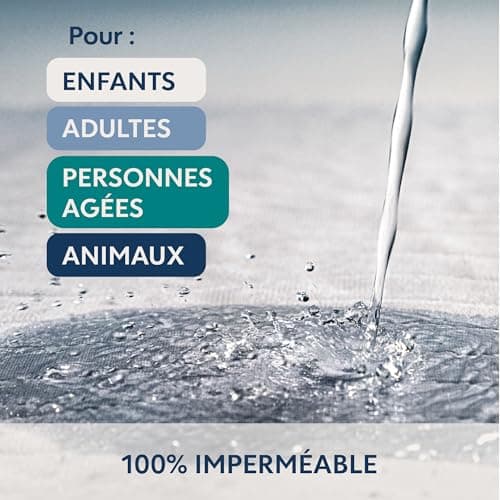 Dreamzie Protege Matelas 90 x 160 cm - Absorbant et Imperméable - Couvre Matelas Lavable pour Incontinence