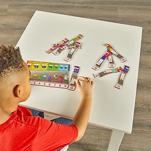Learning Resources Kit de puzzles Numberblocks de séquence Learning Resources, puzzle Numberblocks, puzzle de maths, 10 puzzles éducatifs recto-verso dans une boîte (20 puzzles), à partir de 3 ans