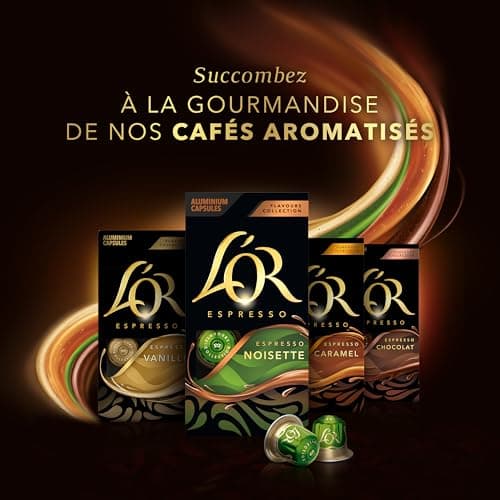 L'Or Espresso Café - 100 Capsules Delizioso Intensité 5 - compatibles Nespresso®* (lot de 10 x 10)
