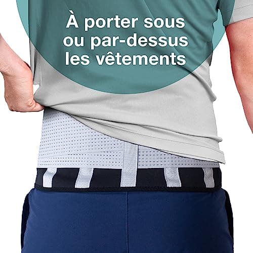 Ceinture lombaire, la seule ceinture certifiée par la UK National Back Pain Association, soulagement des lombaires inférieurs (S)