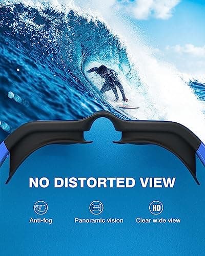 ZIONOR G1 Polarisées Mirror Lunettes de Natation pour Unisex Adulte Homme Femme, Anti Buée, 100% Anti UV Lunettes de Plongée