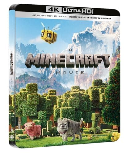 Minecraft, Le Film [4K Ultra HD + Blu-Ray-Boîtier SteelBook limité]