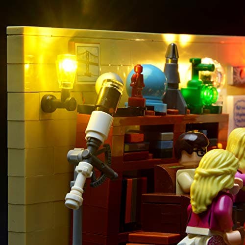 BRIKSMAX Kit de LED pour La théorie du Big Bang, Compatible avec la Maquette Lego 21302, La Maquette de Construction n'est Pas Incluse