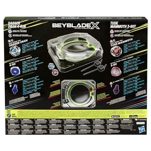 Beyblade X Set de Combat Xtreme, Jouet pour Garçons et Filles dès 8 Ans, Toupie Détachable pour la Compétition à Collectionner, Idée Cadeaux de Noël pour Enfants