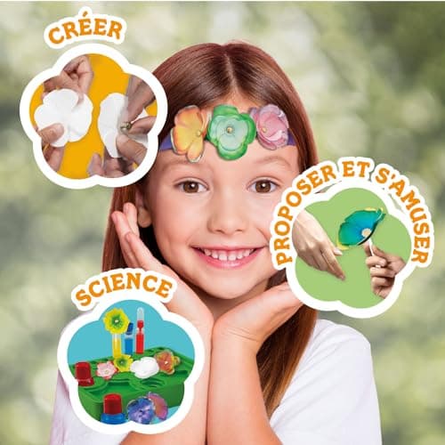 Science4you Fabrique de Fleurs en Papier pour Les Enfants 6+ Ans – Fabriquez Vos Propres Fleurs en Papier, Jouet créatif combinant l'art et l'artisanat + kit de Science, Cadeau pour Enfants 6 7 8 9+