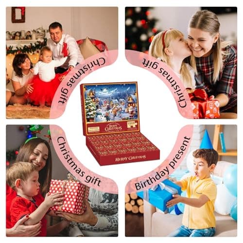Puzzle Calendrier de l'Avent 2024,Puzzle Calendrier de l'Avent - Puzzle du compte à rebours en classe - Puzzles de calendrier de Noël, puzzle de calendrier de compte à rebours de Noël pour les