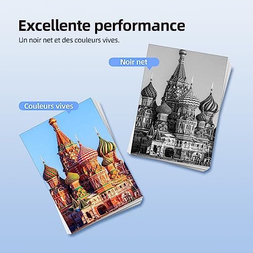 Prodoki 302 XL Cartouche d'encre Remplacement pour HP 302 XL Noir et Couleur Cartouche Encre pour OfficeJet 3831 3833 3830, DeskJet 3630 2130 3632, Envy 4520 4525 4527 (1 Noir, 1 Tri-Colore)