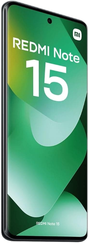 Xiaomi Redmi Note 15 4G 6 + 128GB Smartphone Noir, 6000mAh Batterie Haute capacité et Charge Turbo de 33 W, SIM 1 + Double Veille Hybride, 6,77 Verre écran Haute durabilité, Chargeur Non Inclus.