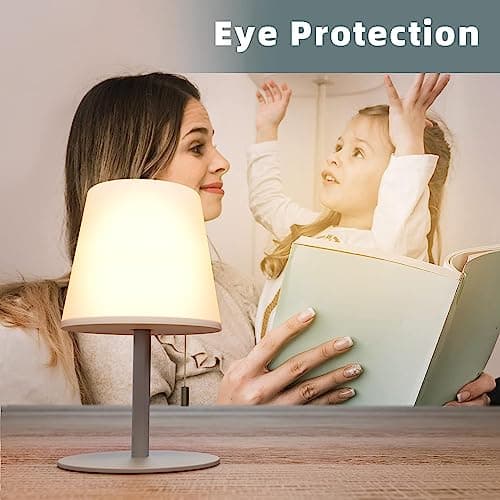 Postlucky Lampe de Table Solaire Exterieur Lampe de Table LED Sans Fil 3 Couleur Dimmable Rechargeable Lampe de Table IP44 étanche pour Exterieure Jardin Terrasse Intérieure - Gris