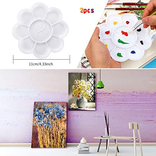 Viesap Toile Peinture, 6PCS Canvas Toile Peinture, Cadre Toile Peinture 30*40,20*30,15*20, 100% Pur Coton Toile Peinture Acrylique,Toile à Peindre Canvas Peinture Art Blank Canvas Toiles à Peindre Lot