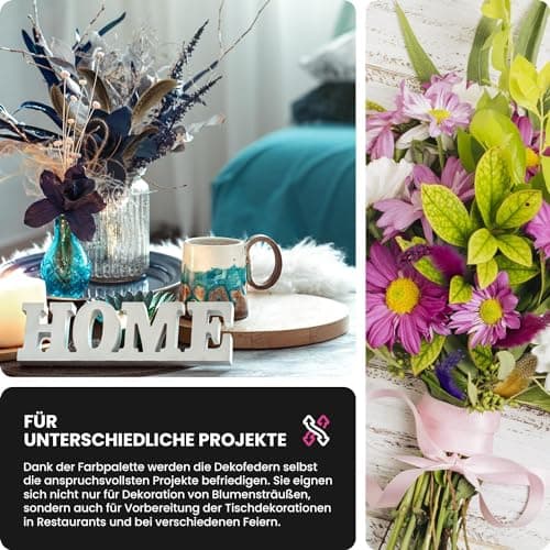 Netuno 150 Plumes décoratives Vertes 10g Plumes duveteuses décoratives Plumes d'oiseaux Plumes Naturelles pour Loisirs créatifs DIY Bricolage décorations de fêtes Attrape-rêves Fabrication de Masques