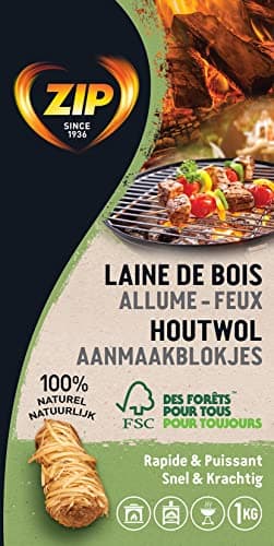 Zip Fireball Laine de bois 1Kg