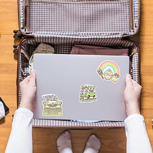 LICHENGTAI Autocollant 100pcs, Stickers Kawaii Autocollant Scrapbooking Stickers Aesthetic, Autocollant Velo Stickers Skate Autocollant Voiture Stickers Moto Autocollant pour Journal DIY Cahier