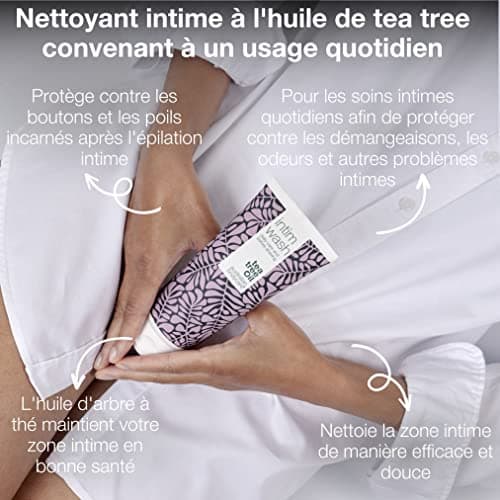 Gel Nettoyant Soin Intime Australian Bodycare Intim Wash (200ml) | Lavage Intime Femmes et Hommes à l'Huile d'Arbre à Thé d’Australien Végan | Lavage Intime Testé Dermatologiquement, au pH Equilibré