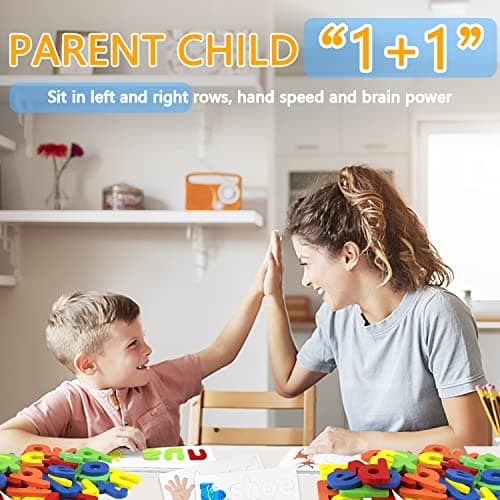 Puzzle Alphabet en Bois Enfant Jouet Bebe Montessori ABC Puzzles Chiffre Lettre Jeu pour Apprendre Lettres a Lire Jeux Educatif 3 4 5 6 Ans Tableau Apprentissage Lecture pour Bébé Garcon Fille