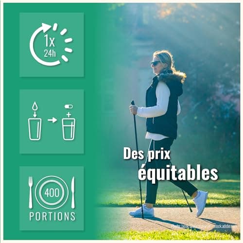 Oméga 3-400 gélules de qualité supérieure - 1000mg d'acides gras Oméga 3 par gélule - gélules d'huile de poisson testée en Allemagne