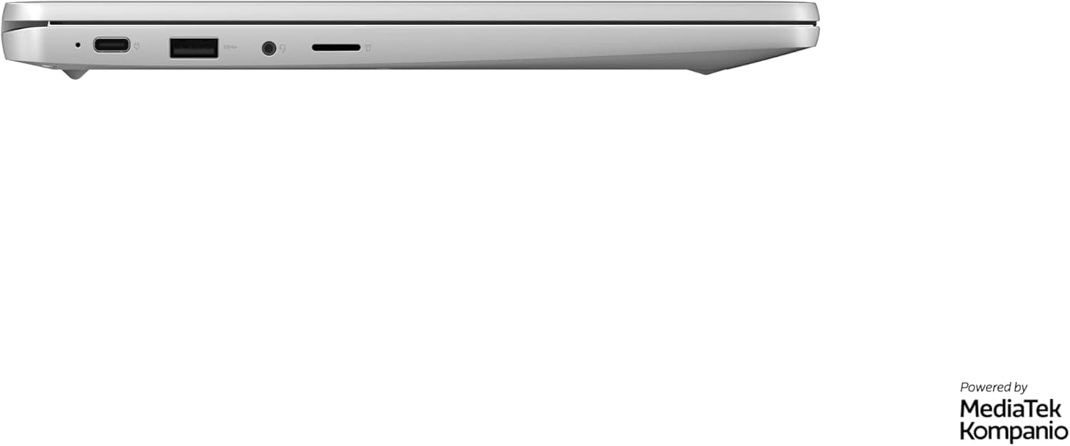 Lenovo IdeaPad Slim 3 Chromebook 14M868 - Ordinateur Portable 14'' FHD (MediaTek Kompanio 520, RAM 4Go, eMMC 64Go, Arm Mali-G52 Graphics, Chrome OS) Clavier AZERTY Français - Gris
